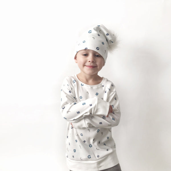 Personalized Organic Slouch Beanie - 2023 - Dotboxed