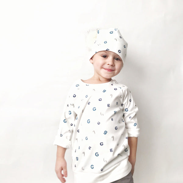 Personalized Organic Slouch Beanie - 2023 - Dotboxed