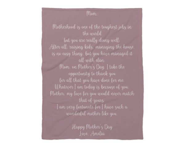 Letter To...  Minky Blanket *2 Layer - Dotboxed