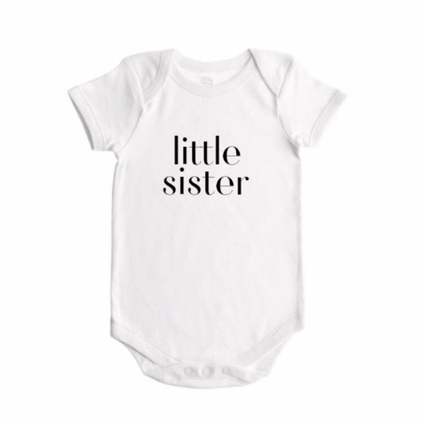 Sibling Bodysuit LITTLE SISTER - Dotboxed