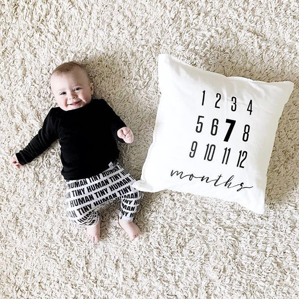 MILESTONE PILLOW ONE OF A KIND - MONTHS - Wholesale - Dotboxed