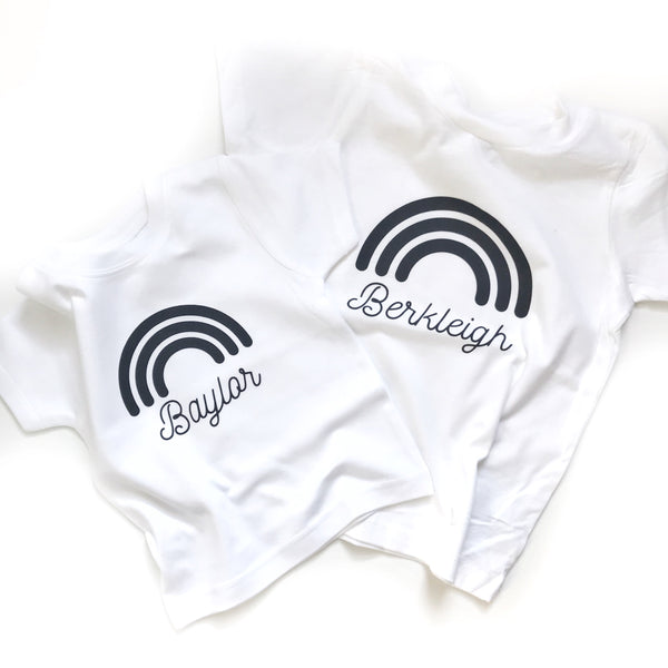 Personalized Name Shirt - Rainbow - Dotboxed
