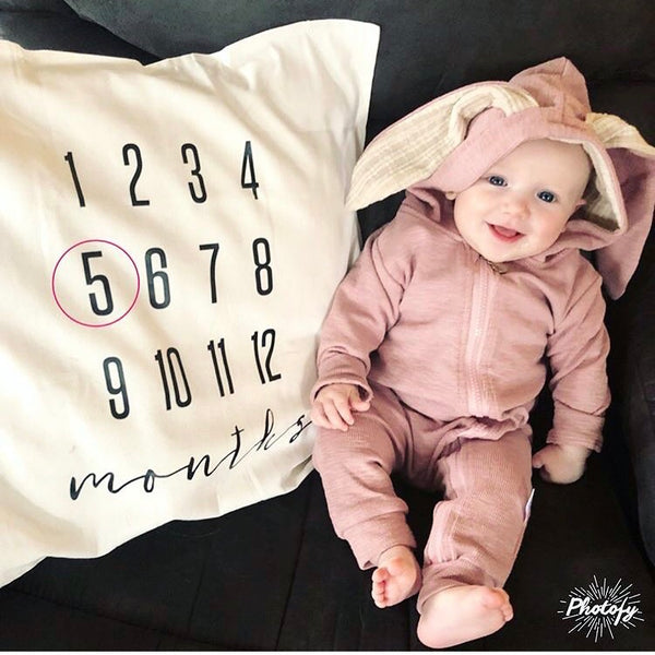 MILESTONE PILLOW ONE OF A KIND - MONTHS - Wholesale - Dotboxed