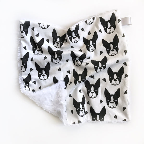LOVEY BLANKET - BOSTON TERRIER - Wholesale - Dotboxed