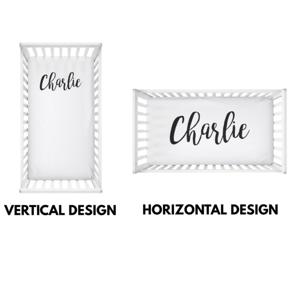 Small Name Repeat - Personalized Name Bedding - Dotboxed